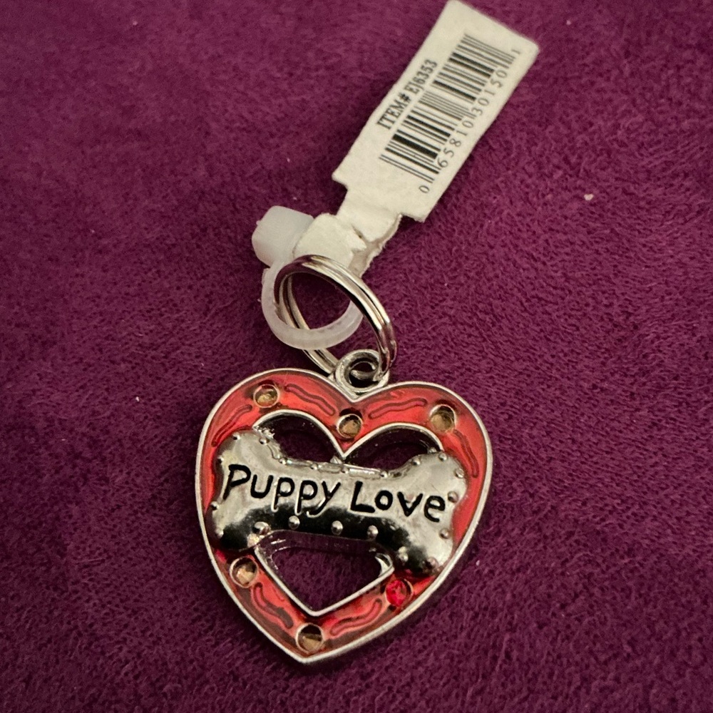 GANZ Pet Collar Charm Tag “PUPPY LOVE”